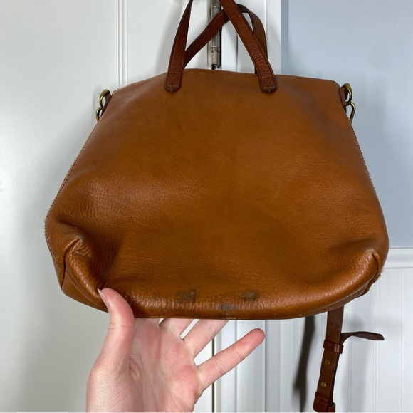 Madewell the zip top transport crossbody English saddle j1951 - Picture 7 of 9